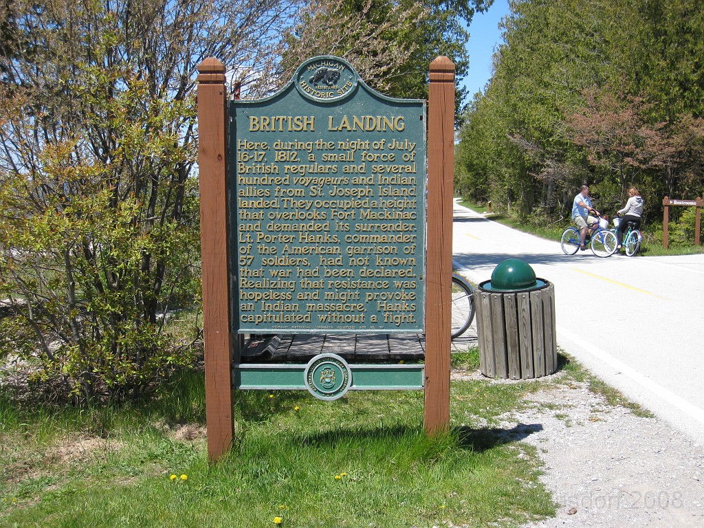 Mackinaw Island Area May 2008 0622.jpg - May 24 2008 a trip to Mackinac City for a 5 M race and a visit to Mackinac Island. A day to the UP, Paradise, Whitefish Point and Tahquamen Falls. This was followed by trips to Petoskey and Charlevoix.